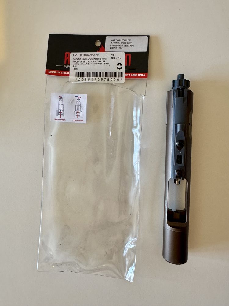 Bolt Carrier Angry Gun MWS - Airsoft Gbbr