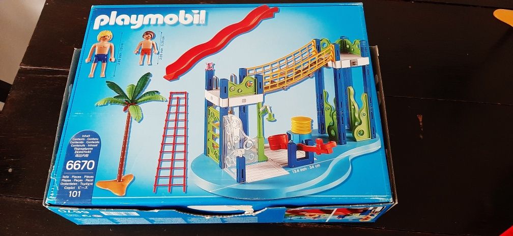 Playmobil 6670 Summer fun wodna zjeżdżalnia plac zabaw kompletny