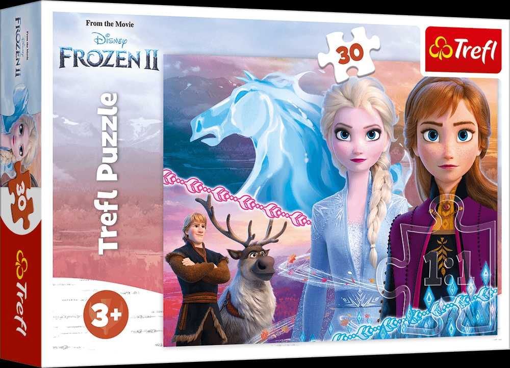 PUZZLE dla dzieci Kraina lodu Frozen 2 30 elementów 3+ Trefl
