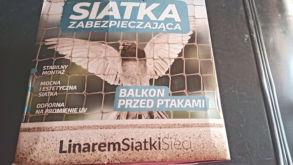 Siatka przeciw ptakom gołębią, na koty 3x4 m