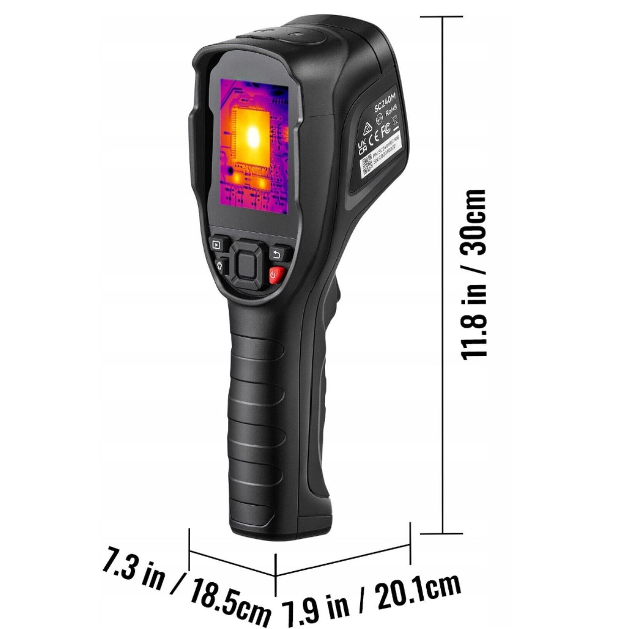 Kamera Termowizyjna Na Podczerwień Pirometr 240X180 Pikeseli