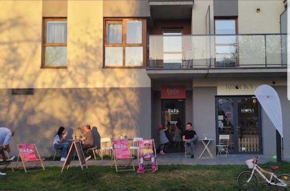 Bawialnia, lodziarnia i kawiarnia w centrum Krakowa