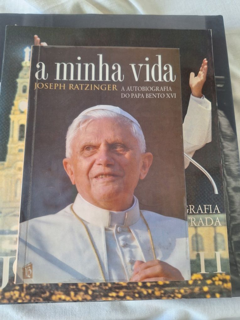 Livros  JP II Bento XVI Cardeal Cerejeira