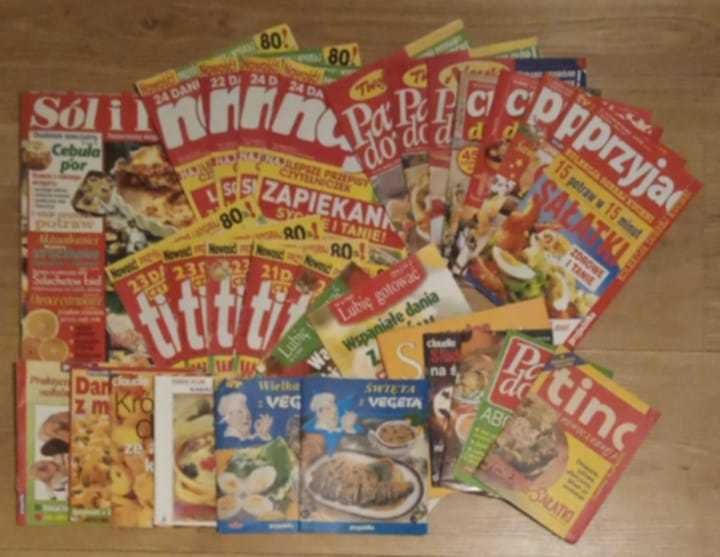 Czasopisma kulinarne 32 sztuki Naj, Tina, Pani domu, Przyjaciółka