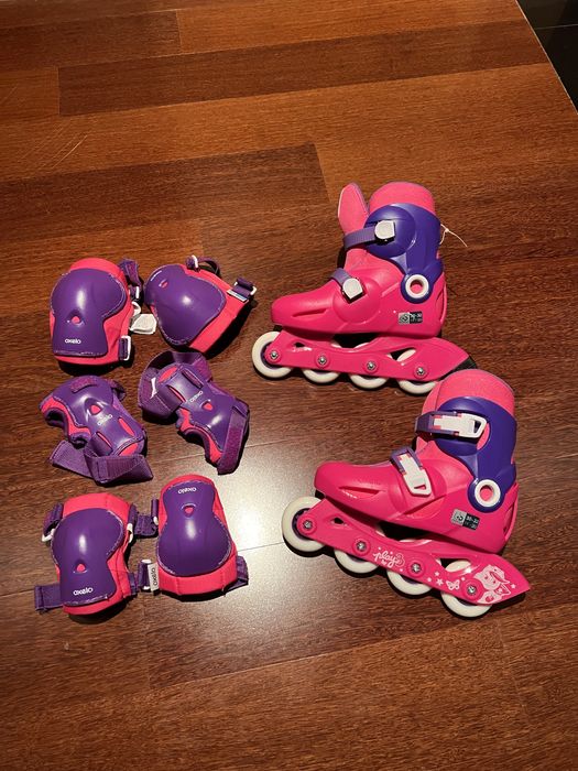 NOVO: Patins de Criança PLAY3 Rosa Violeta