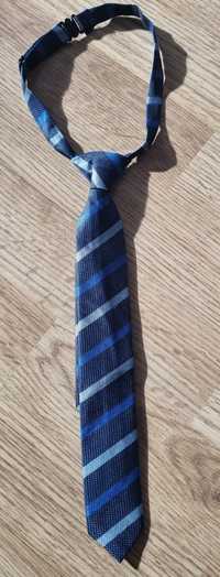 Krawat dziecięcy niebieski regulowany