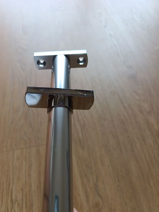 SanSwiss Wspornik pionowy do sufitu dla ścianki prysznicowej