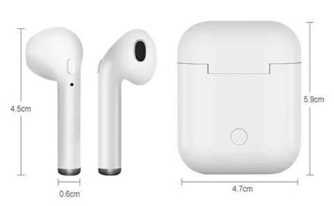 Nowe  słuchawki  bezprzewodowe  douszne i8X-TWS Bluetooth