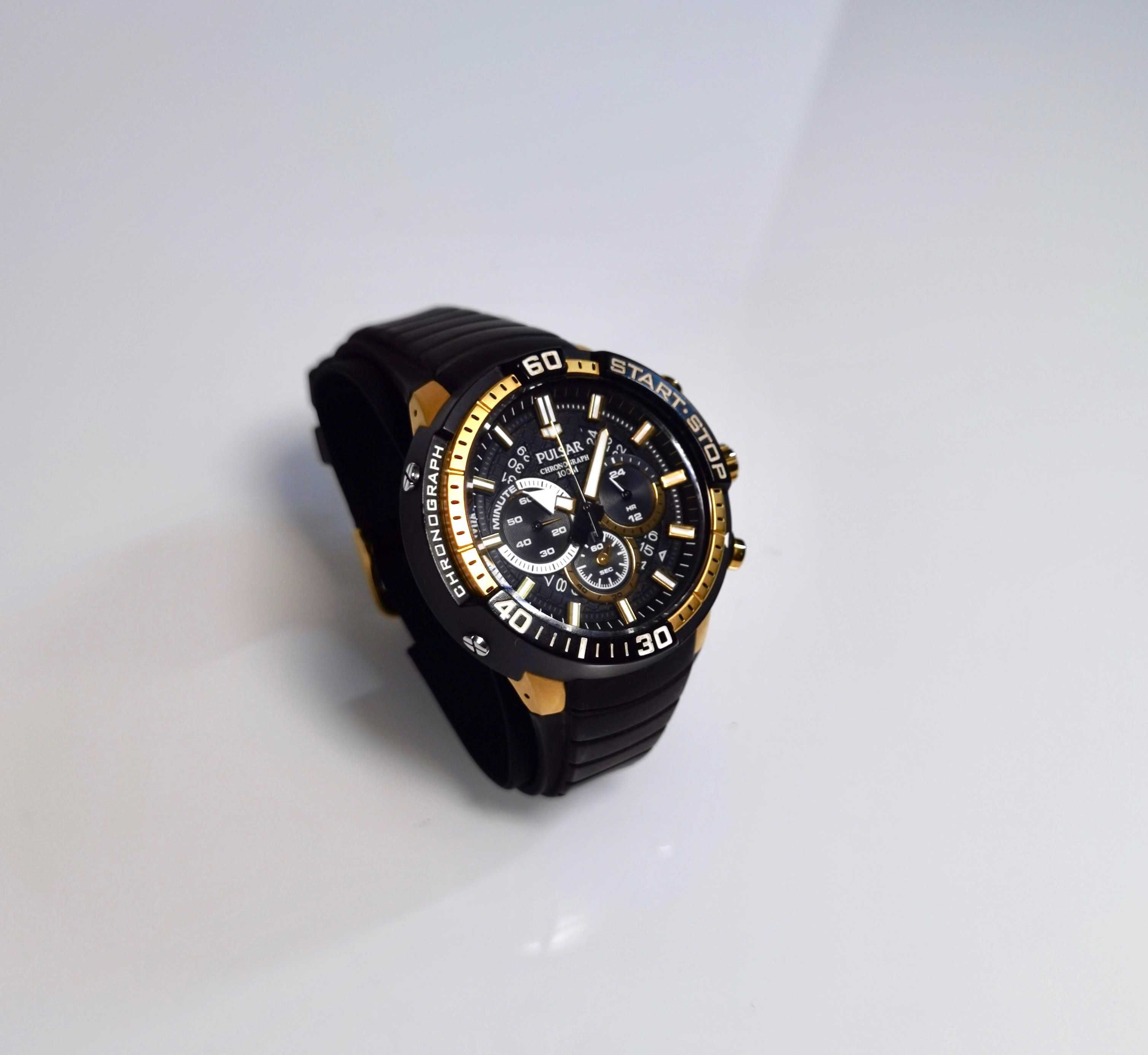 Часы Pulsar  Seiko Japan хронограф спортивные подводные