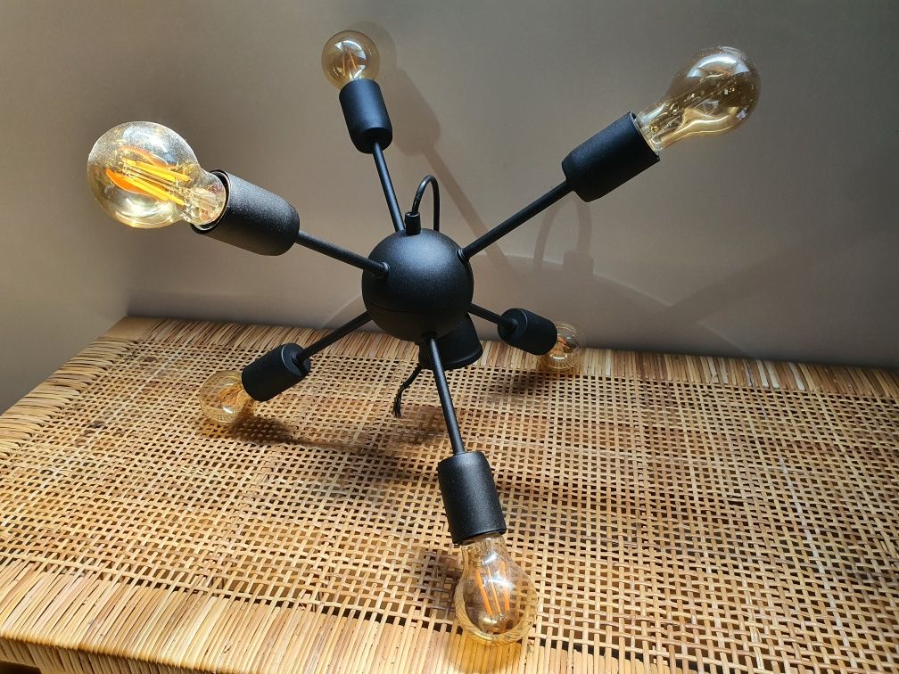 Lampa wisząca VANVERK BALL czarna