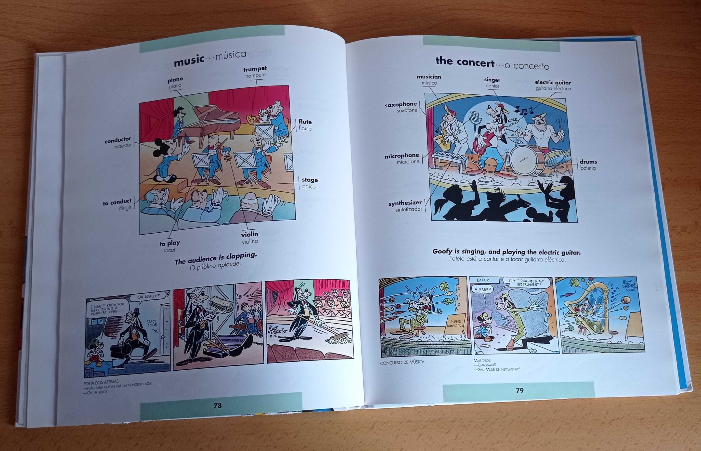Dicionário ilustrado Inglês - Português Disney Mickey e Minnie