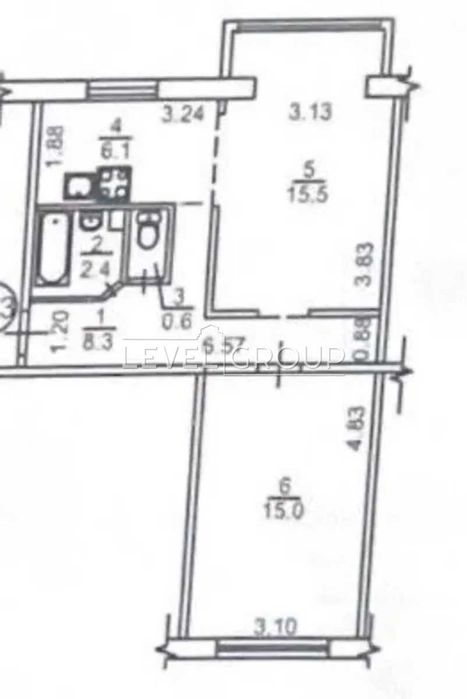 Продаж 2-кім квартири, 5 поверх  біля м. Нивки