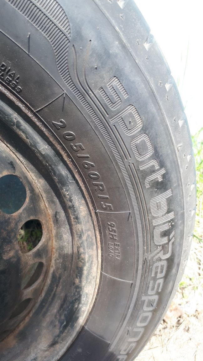 Запаска диск+ резина Dunlop 205/60 r15