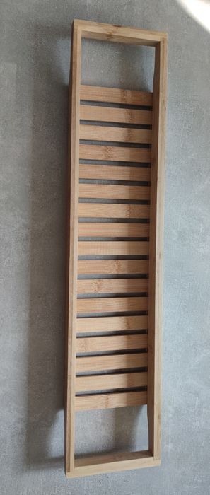 Drewniana półka 68 cm na wannę