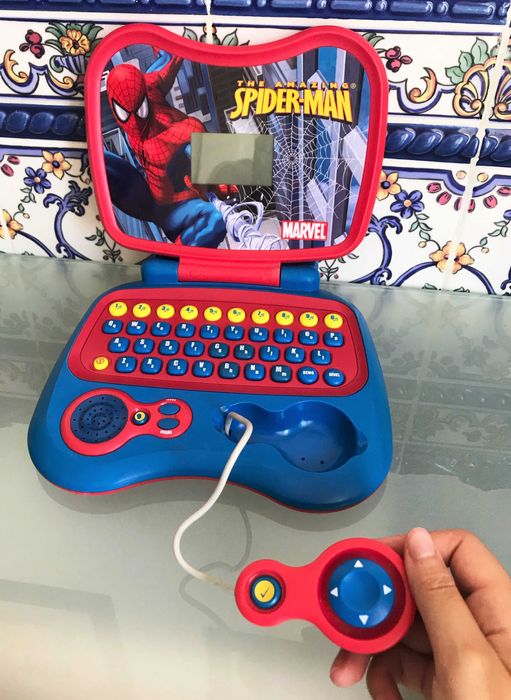 Computador Spider Man Homem Aranha Brinquedo jogo eletronico pc