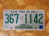 New Hampshire tablica rejestracyjna Usa oryginal