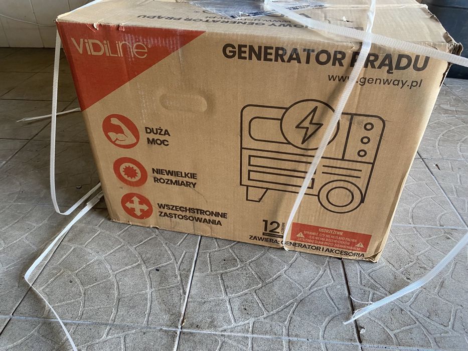 Генератор VIDiLINE 3квт бензиновий Польща