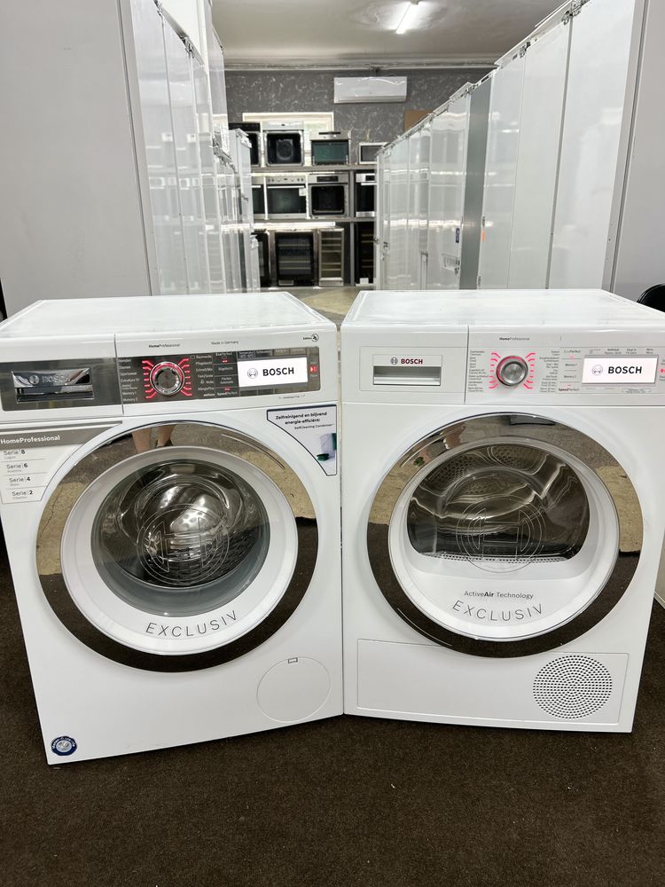 Пральна машина + сушильна машина BOSCH Home Professional EXCLUSIVE