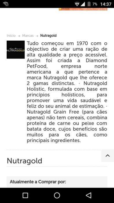 Ração Diamond Naturals (Nutra Gold Super Premium)