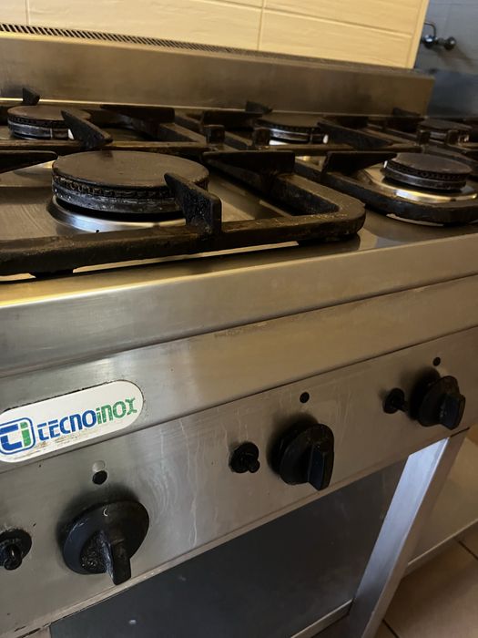 Kuchnia gazowa 6 palnikow Tecnoinox