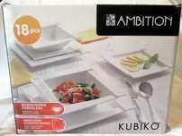 Serwis obiadowy Ambition Kubiko 18 elementów