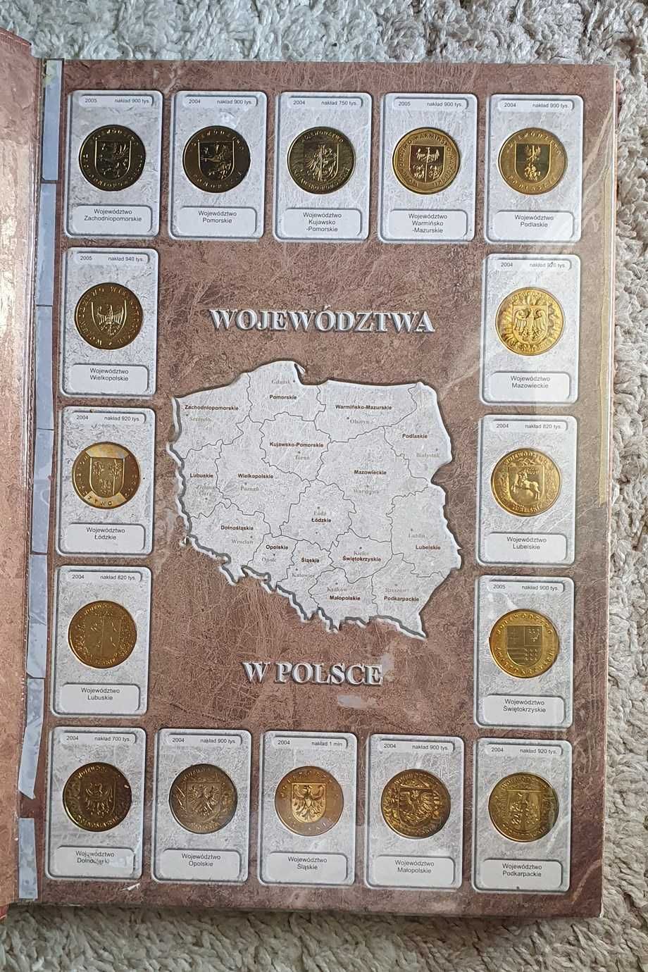Pełna KOLEKCJA MONET 2zł w Albumie + pełna kolekcja monet 5zł