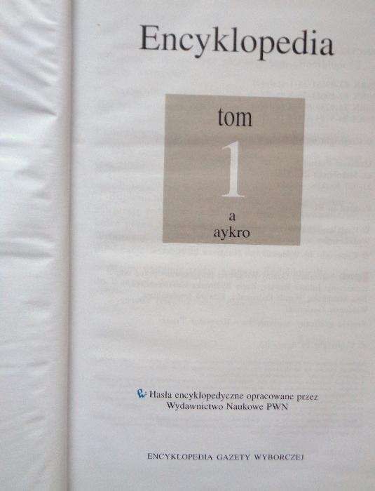 Encyklopedia Gazety Wyborczej, tom 1