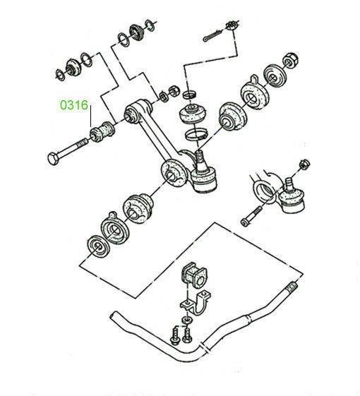 Сайлентблок FORD Escort