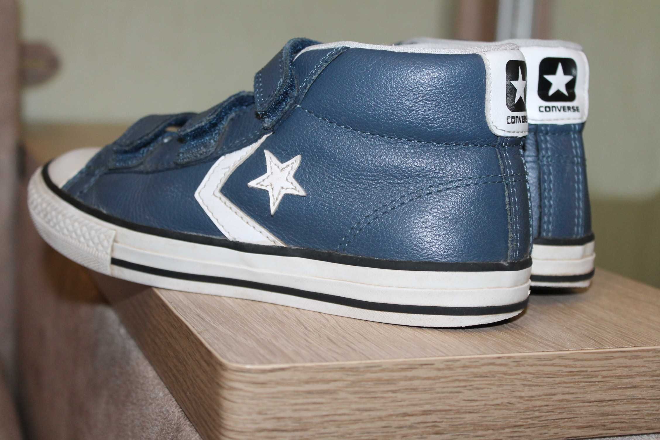 Кожаные кеды мокасины Converse cons. Размер 35.Стелька 22,5 см