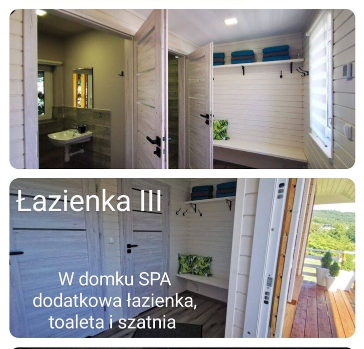 Domek góry sauna jacuzzi SPA ferie narty Jezioro Żywiec stoki Szczyrk