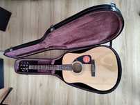 Gitara akustyczna Fender (nowa) z futerałem.
