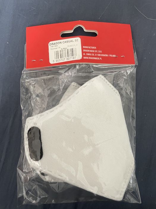 Filtr N95 rozm M 5-pak Dragon Casual SE