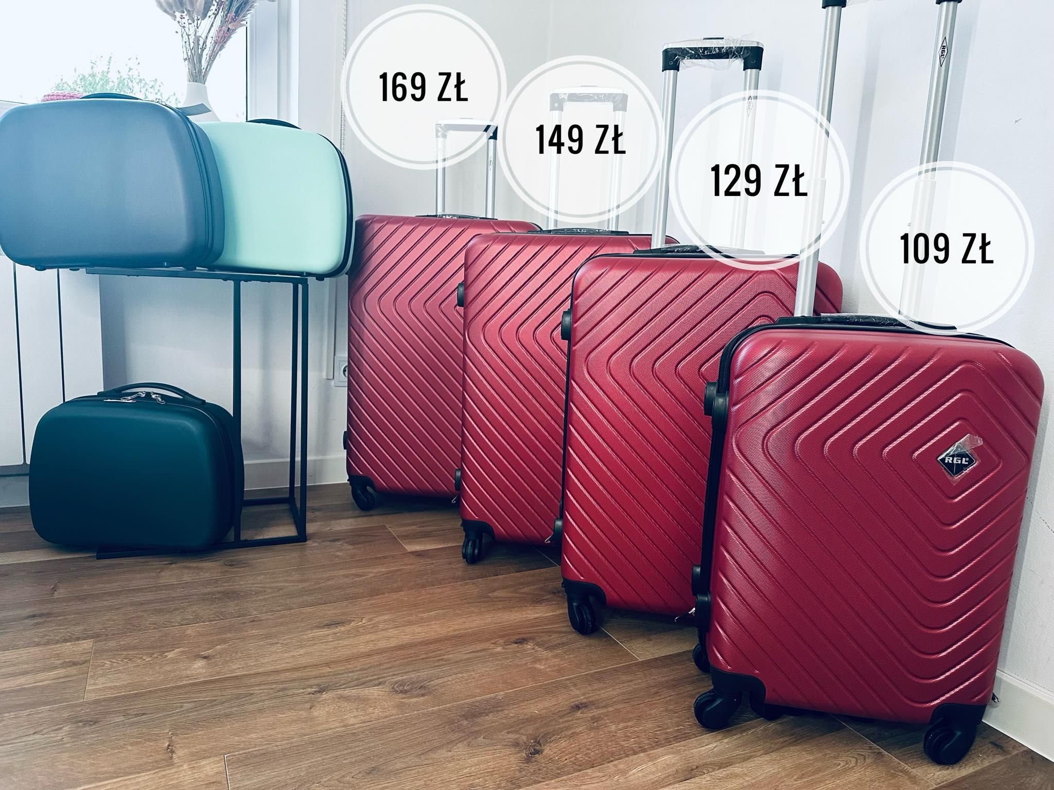 nowa walizka średnia, bagaż do 20 kg, promocja, walizki