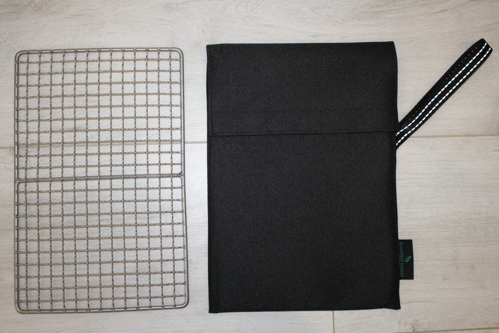 Титанова решітка гриль сітка для гриля на мангал, барбекю багаття