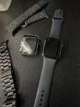 Apple Watch SE 2 gen 44mm Czarny + etui + opaska Gwarancja