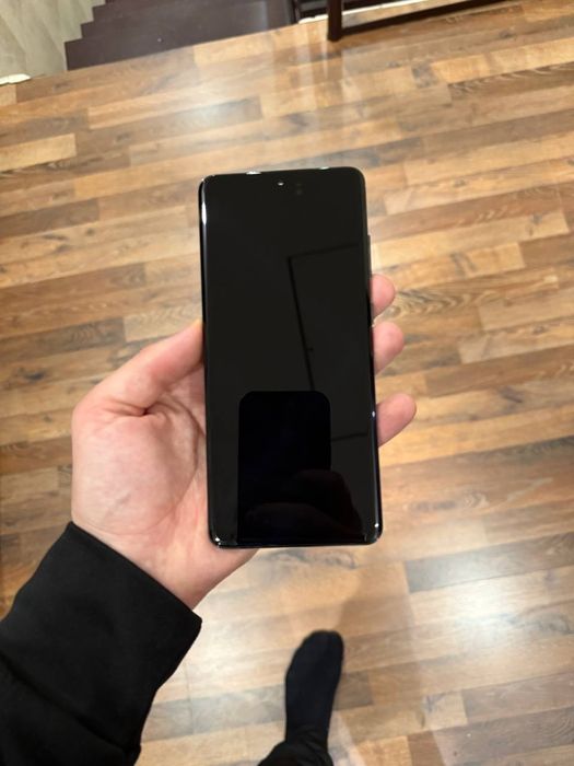 Дисплей Samsung Galaxy S20 Ultra чёрный с отпечатком пальца, экран