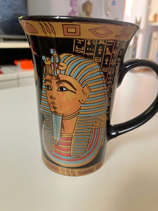 NOWY kubek porcelanowy z EGIPTU