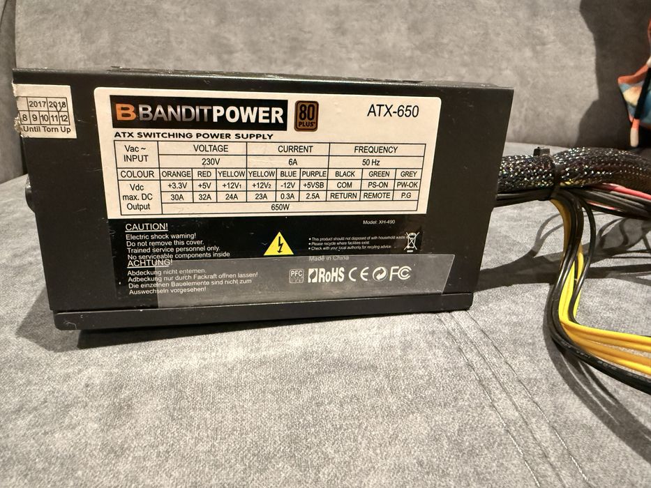 Zasilacz BanditPower ATX-650 80plus