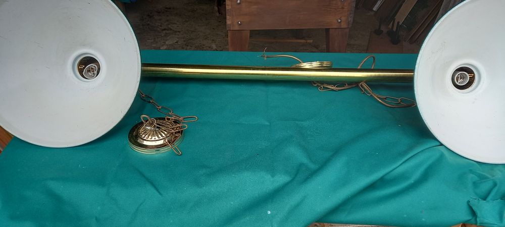 Candeeiro bilhar usado  em ferro