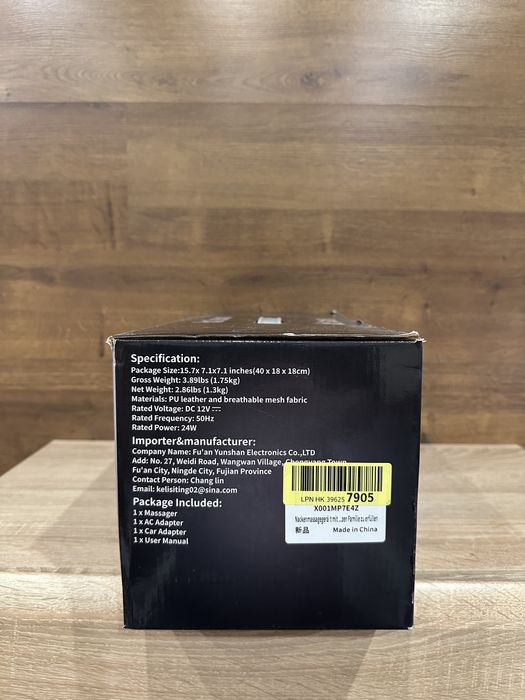 iKristin Shiatsu масажер для шиї з підігрівом