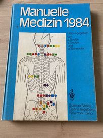 Manuelle Medizin 1984 książka medyczna stara prl vintage