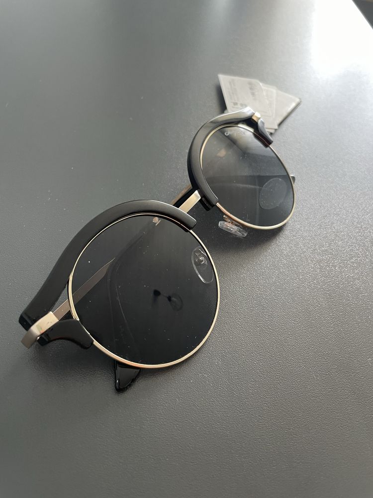 Okulary przeciwsłoneczne gold black woman Lucky Look 100% UV 400