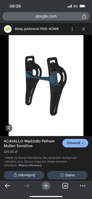 Wędzidło plastikowe phelam