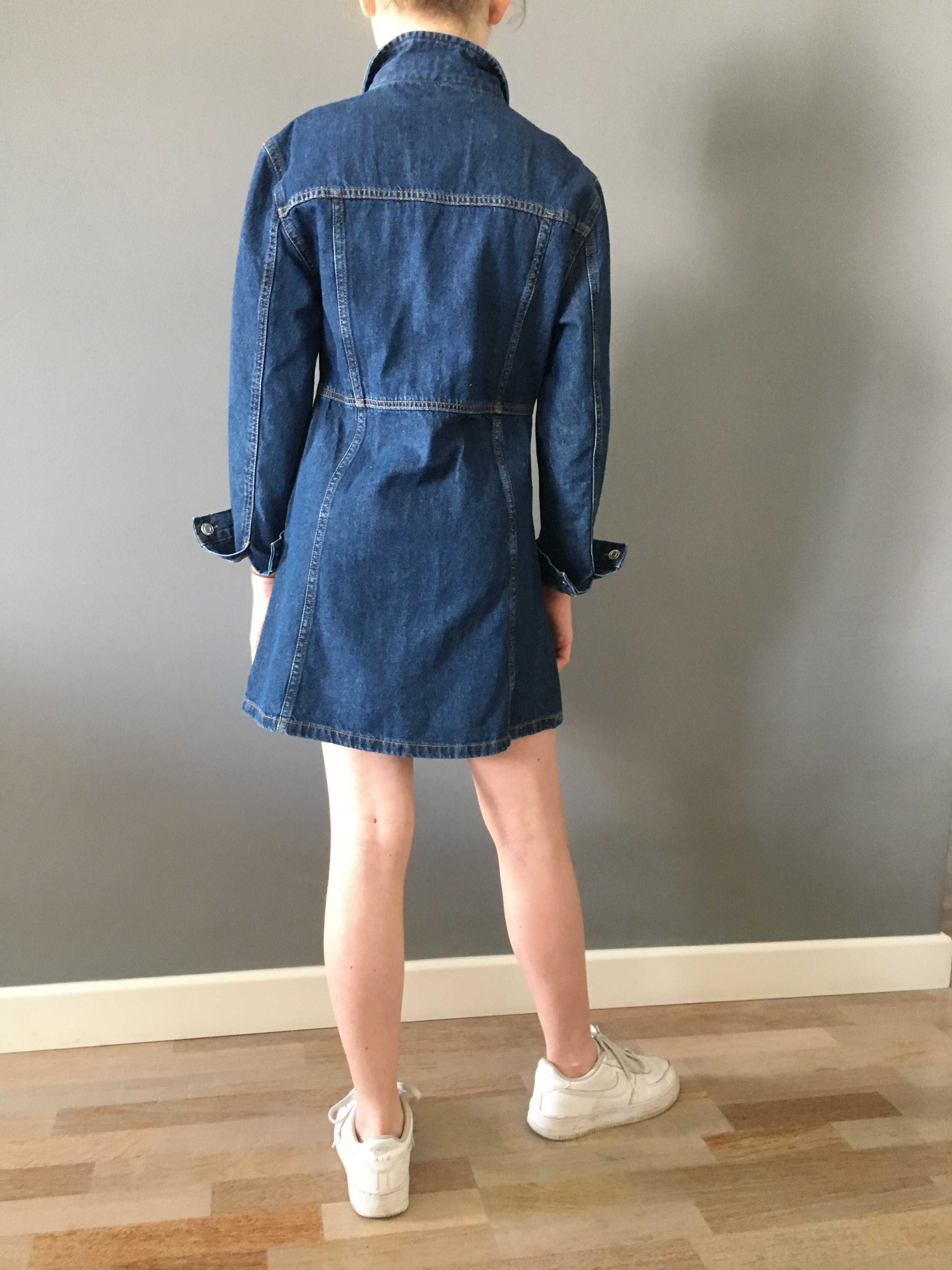 Sukienka jeansowa Zara rozm. 152 (11-12 lat)