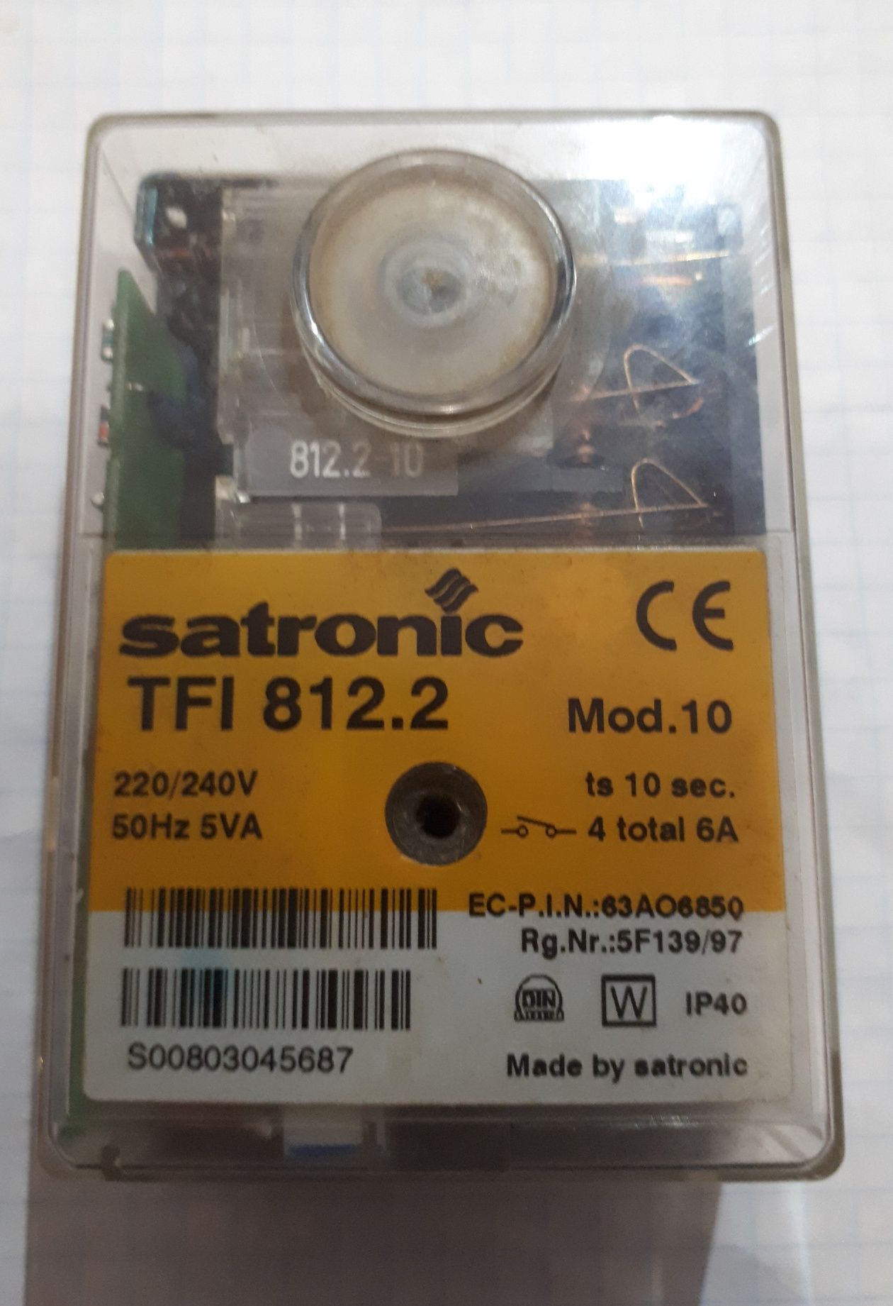 Блок управления горением Satronic TFI812.2 mod. 10