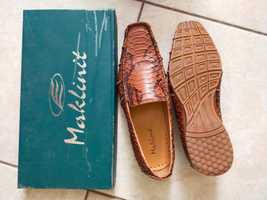 продам новые кожаные мужские туфли Maklinit 40-41 разм