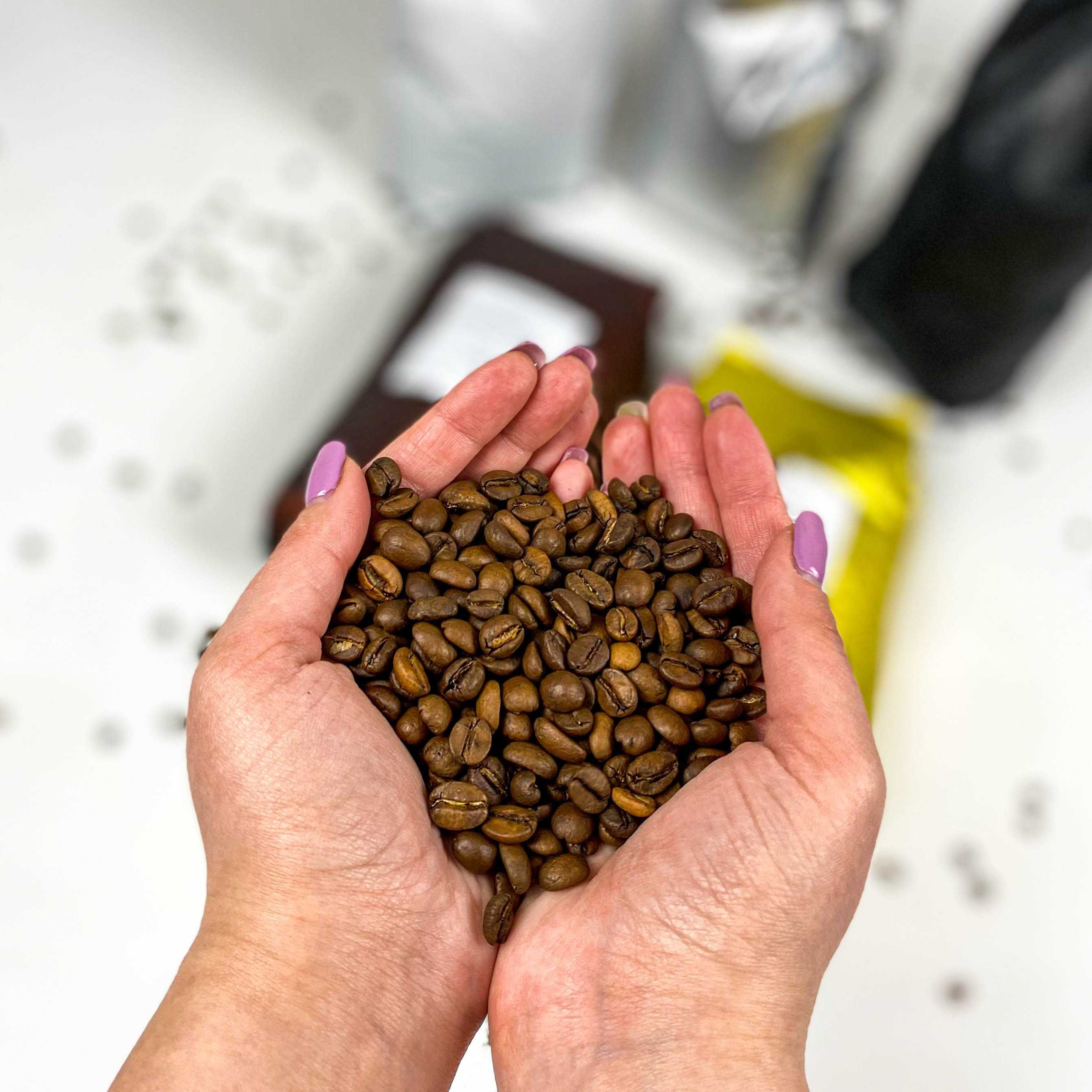 МЯГКИЙ КОФЕ в зернах Эфиопия 100% Свежеобжаренный 1 кг Кава
