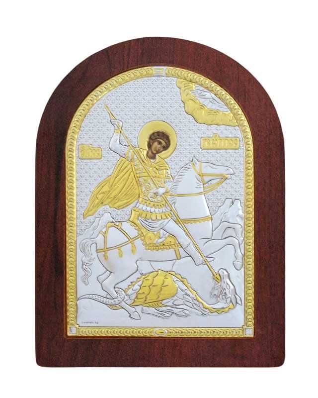 Икона греческая. Серебро.