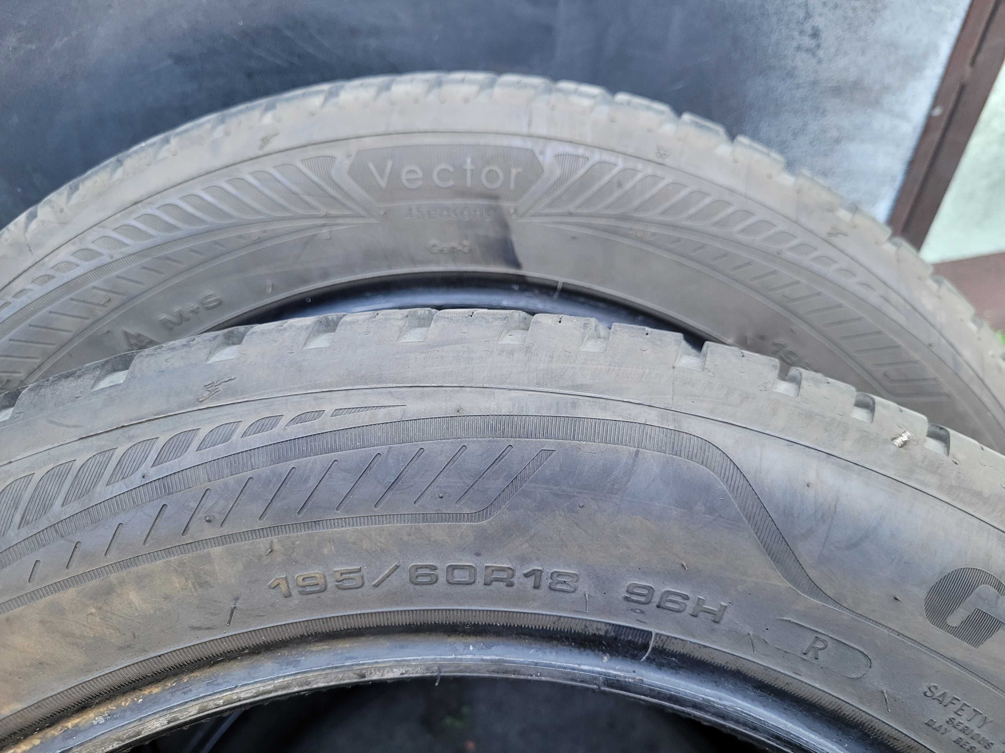 195/60/18 Goodyear Vector 4Seasons GEN-3  7,5mm JAK NOWE 2022r 2szt