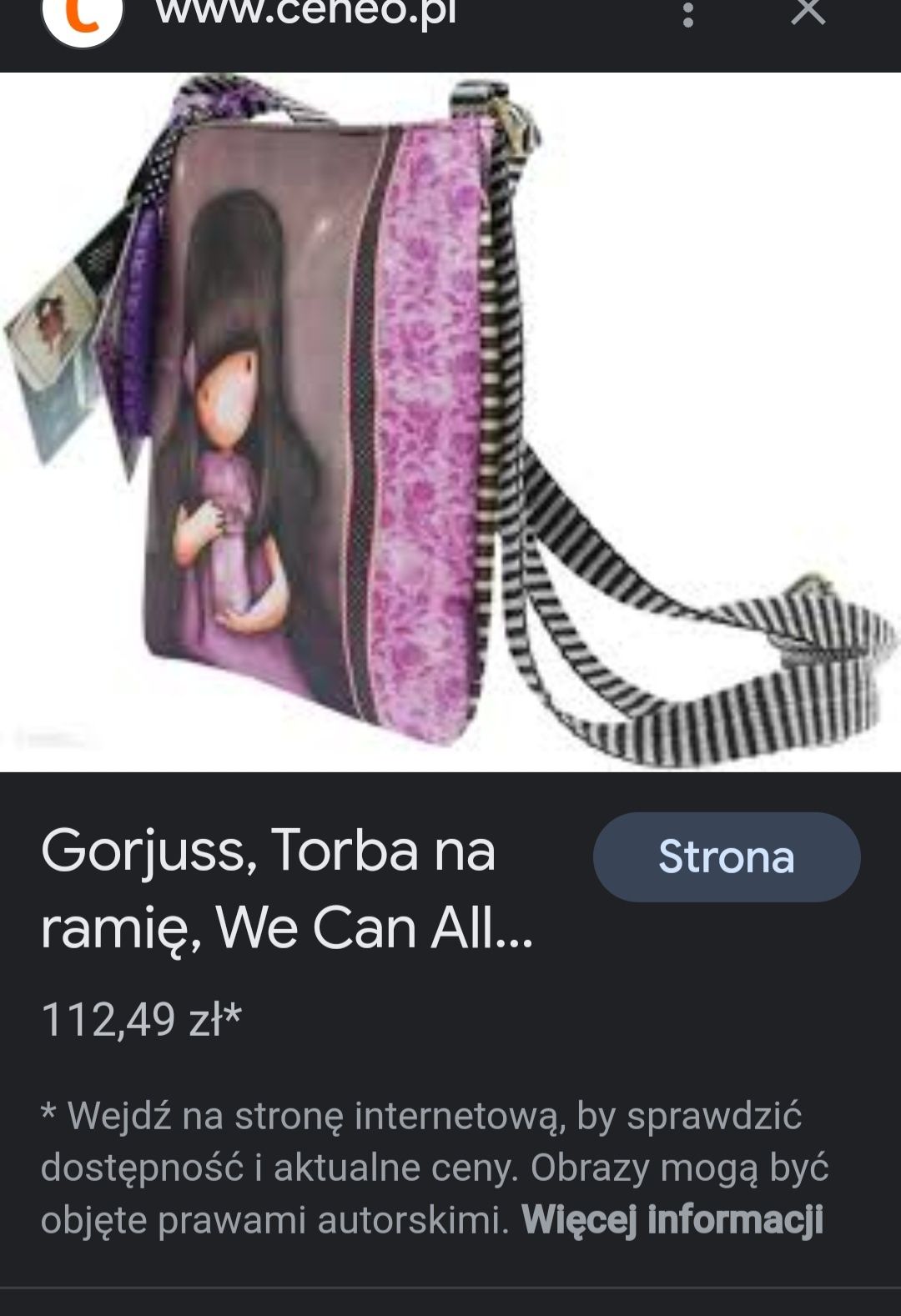 torba na ramię- Gorjuss